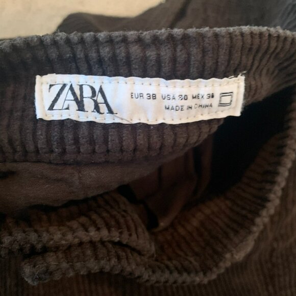 Zara Corduroy Pants Women's Size 38 EUR - Picture 3 of 4